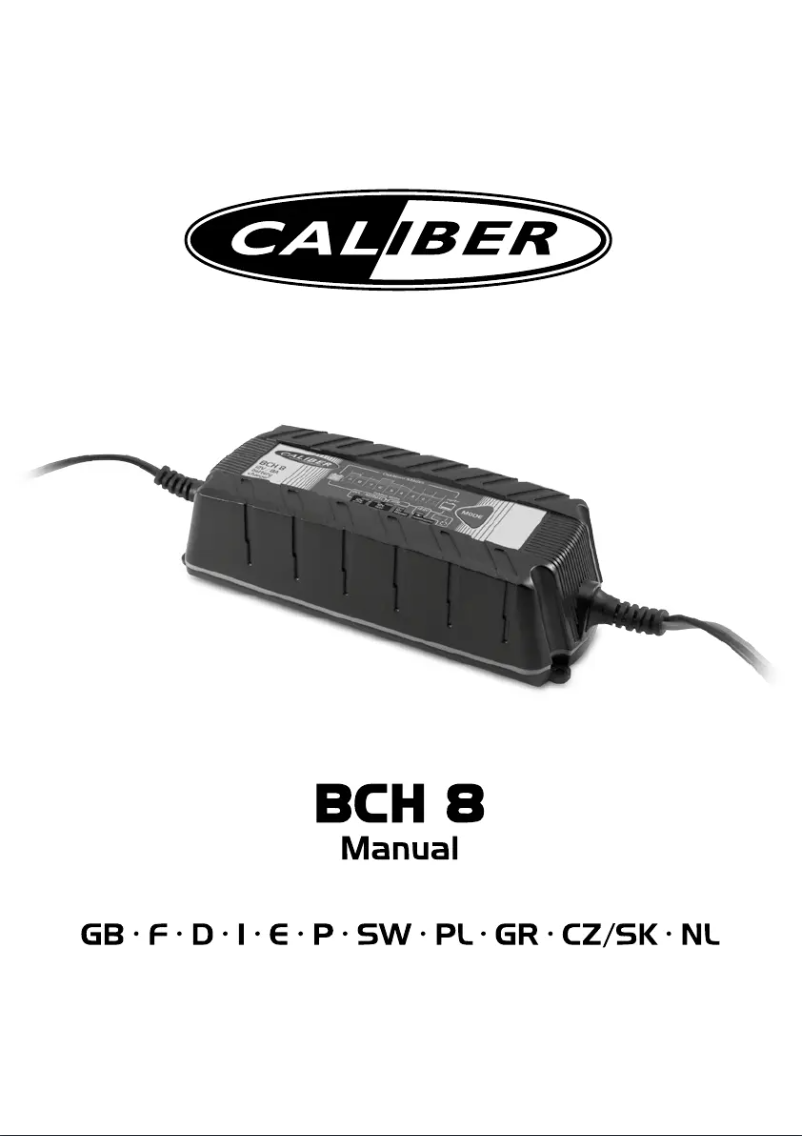 Página 1 del manual Manual de usuario Caliber BCH 8