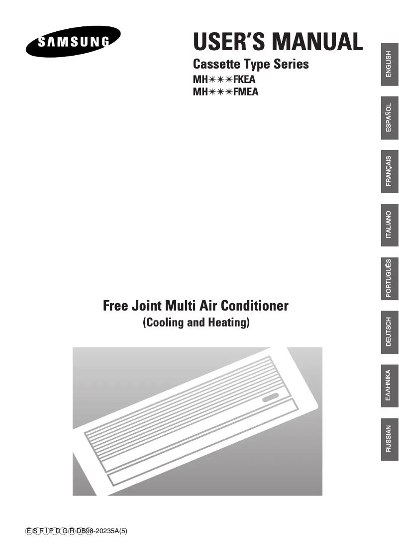 Página 1 del manual Manual de usuario Samsung MH026FKEA