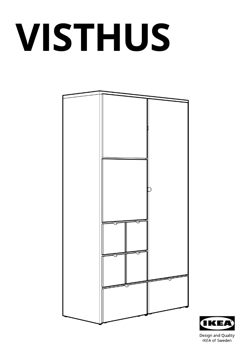 Page 1 de la notice Manuel utilisateur Ikea VISTHUS 303.476.17