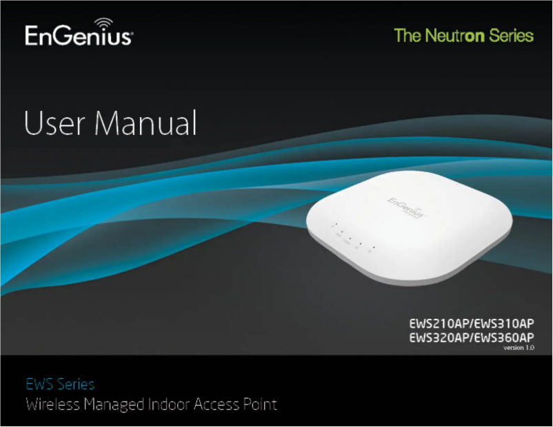 Page 1 de la notice Manuel utilisateur EnGenius EWS350AP