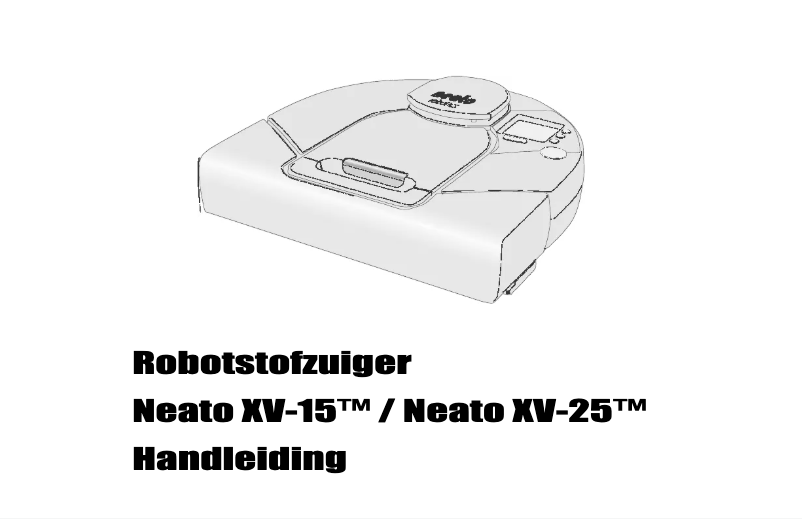Página 1 del manual Manual de usuario Neato Robotics XV-25 Pet & Allergy