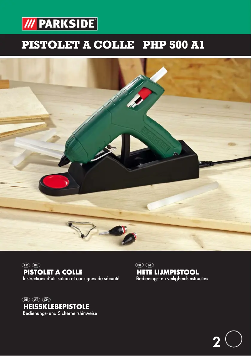 Image de la première page du manuel de l'appareil PHP 500 A1