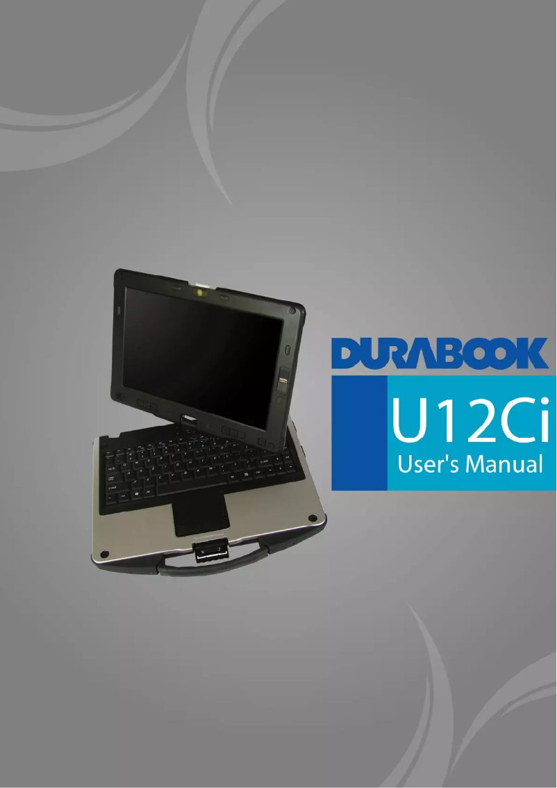 Página 1 del manual Manual de usuario Durabook U12Ci