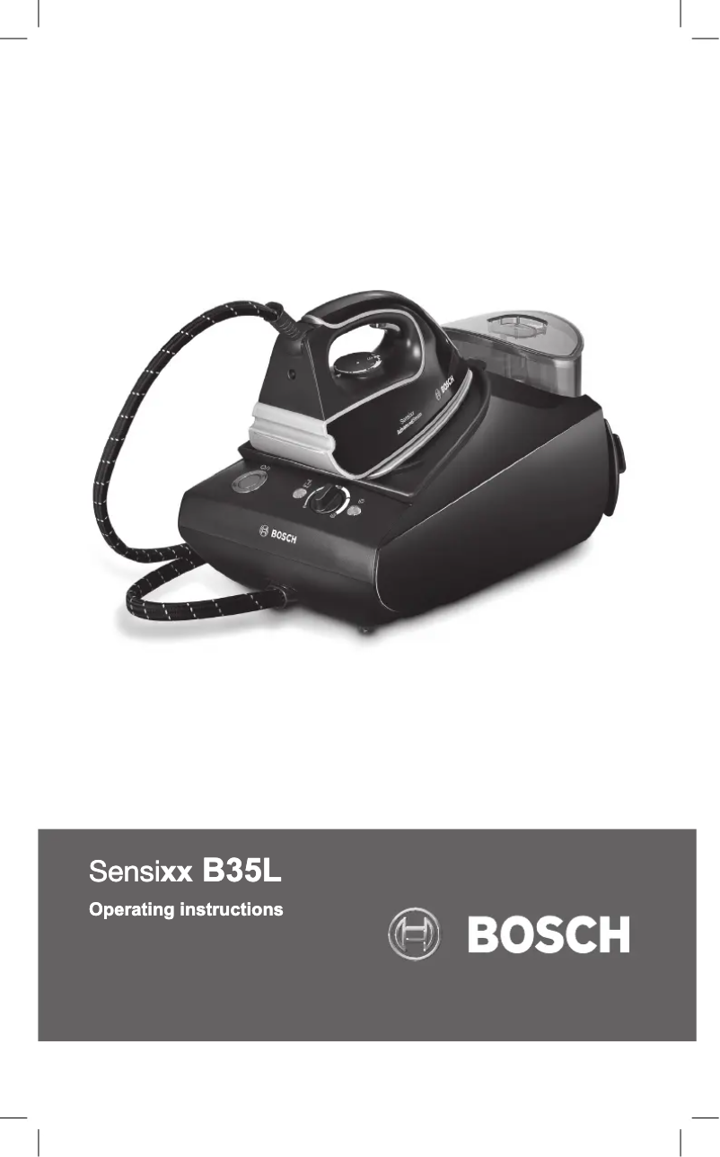 Page 1 de la notice Manuel utilisateur Bosch Sensixx B35L