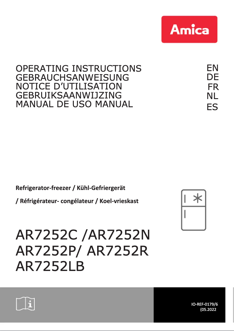 Image de la première page du manuel de l'appareil AR7252R