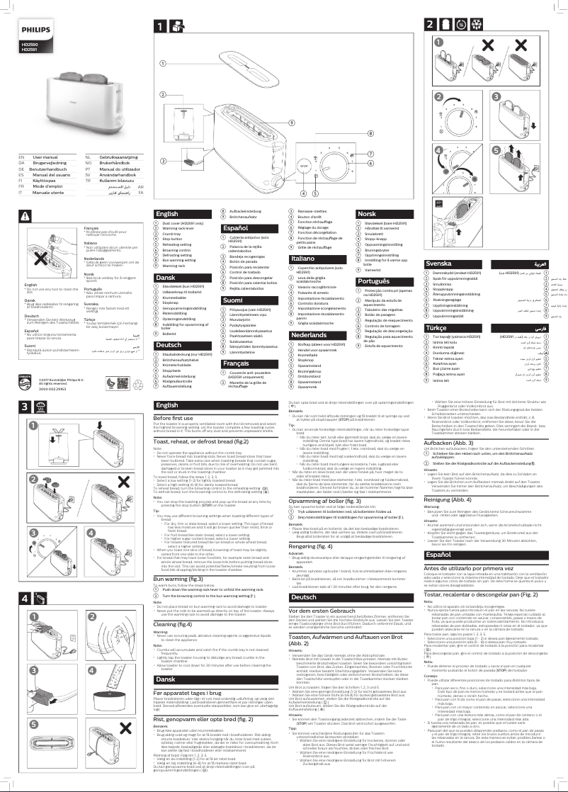 Page n°1 - Manuel utilisateur Philips Daily Collection HD2590