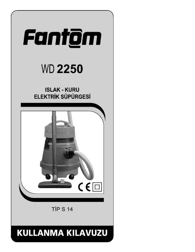 Page n°1 - Manuel utilisateur Fantom WD 2250