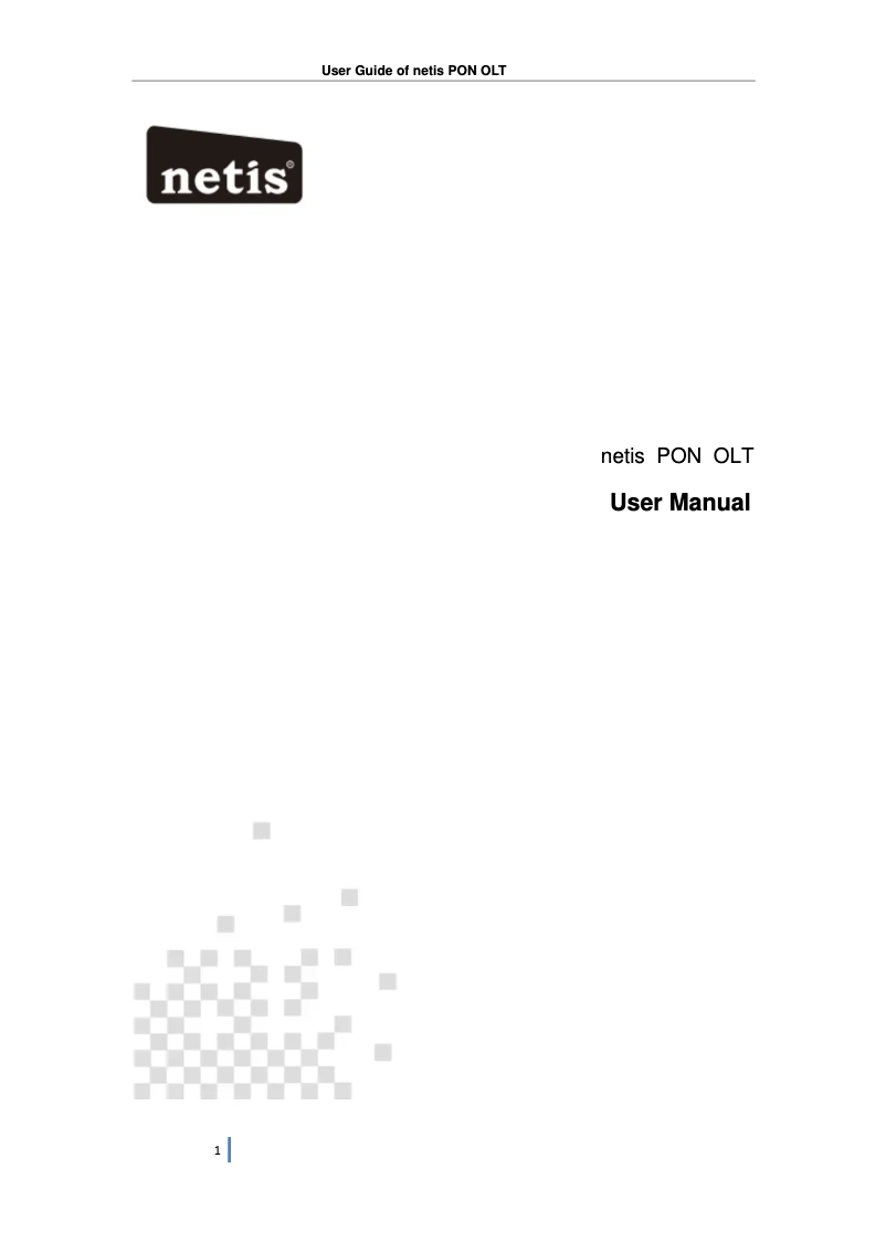 Page 1 of the manual User Manual Netis EP8204