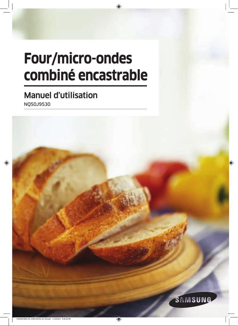 Page n°1 - Manuel utilisateur Samsung NQ50J9530BS