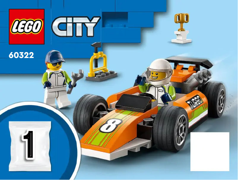 Page 1 de la notice Manuel utilisateur Lego City 60322