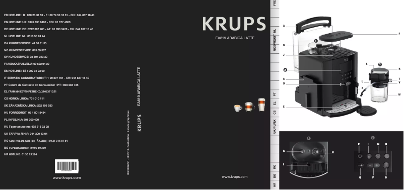 Página 1 del manual Manual de usuario Krups Essential EA819N