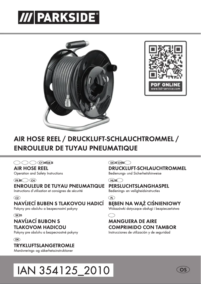 Page n°1 - Manuel utilisateur Parkside IAN 354125