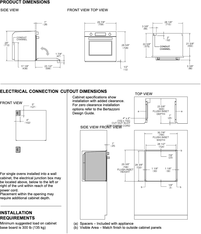 Image de la première page du manuel de l'appareil PROF30FSEXV