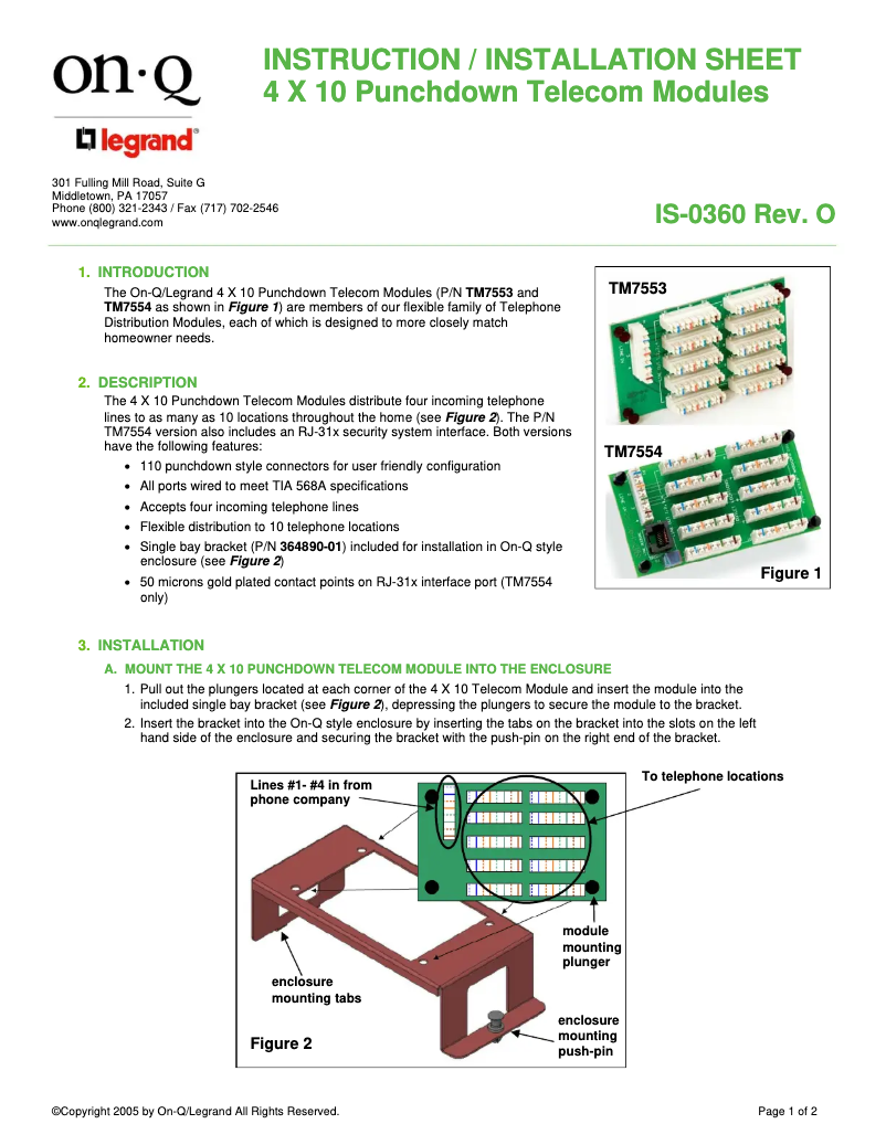 Imagen de la primera página del manual del dispositivo TM7553