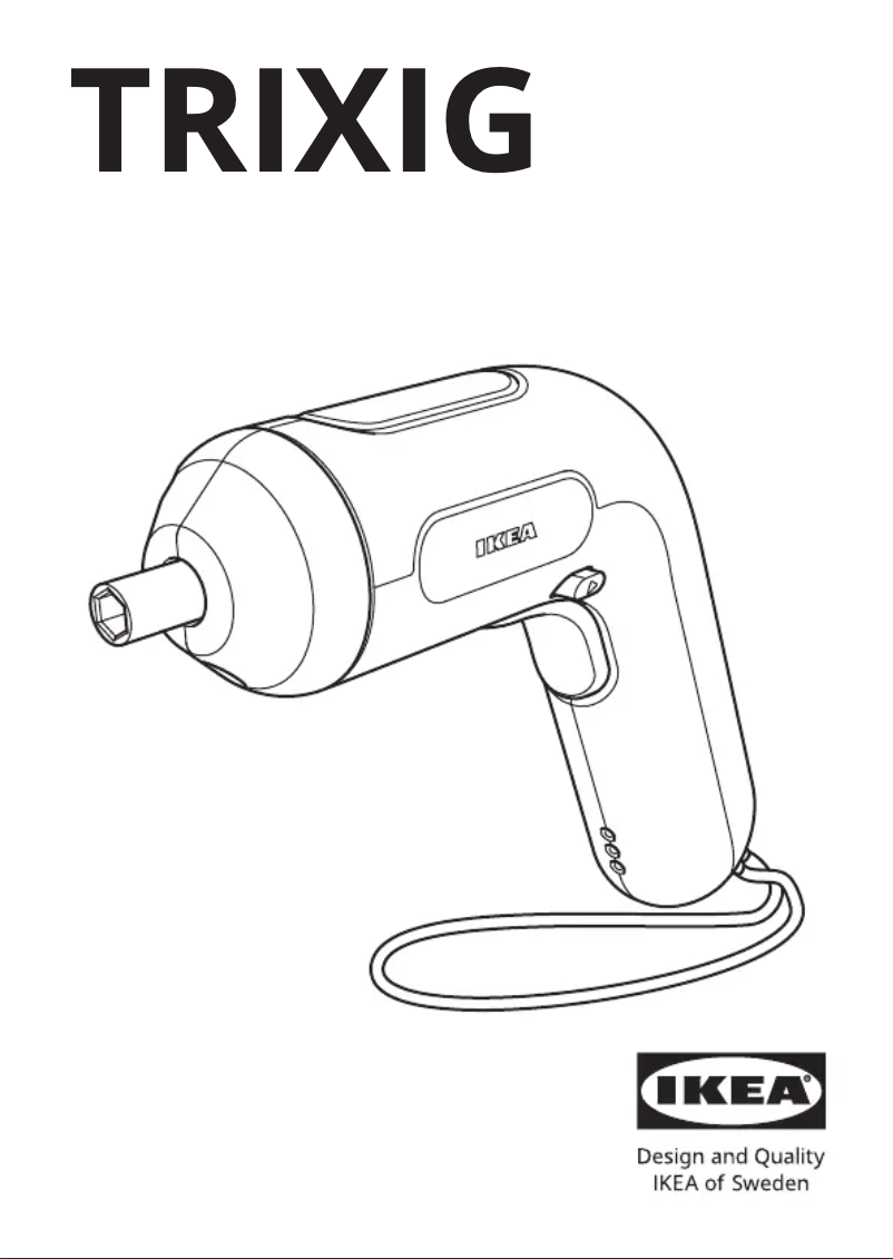 Image de la première page du manuel de l'appareil TRIXIG 405.669.73