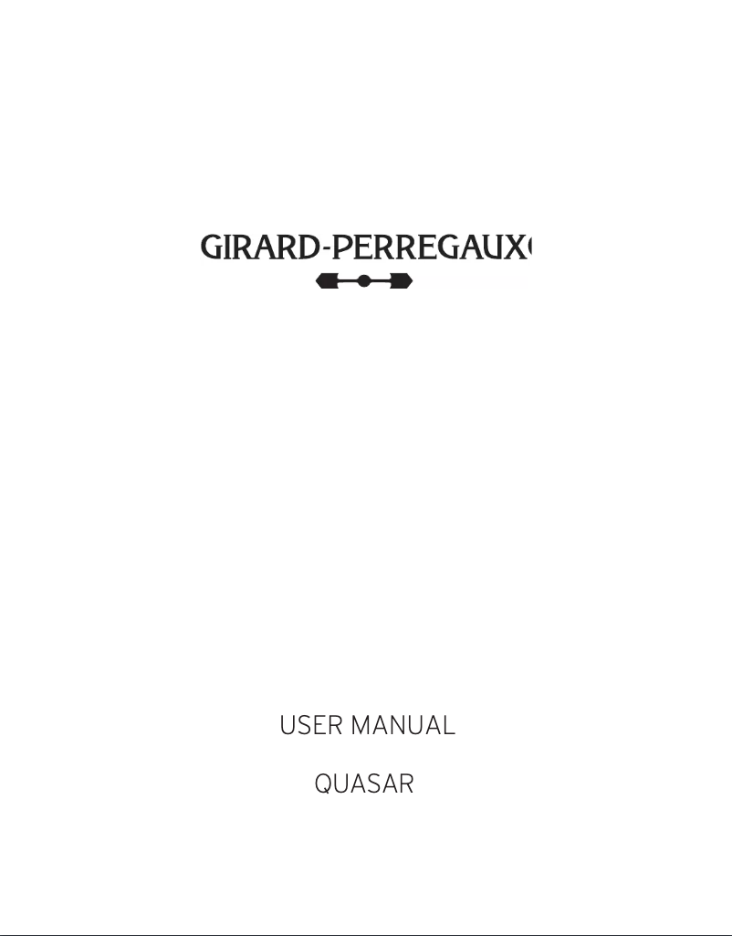 Page n°1 - Manuel utilisateur Girard-Perregaux Bridges 99295-43-001-BA6A