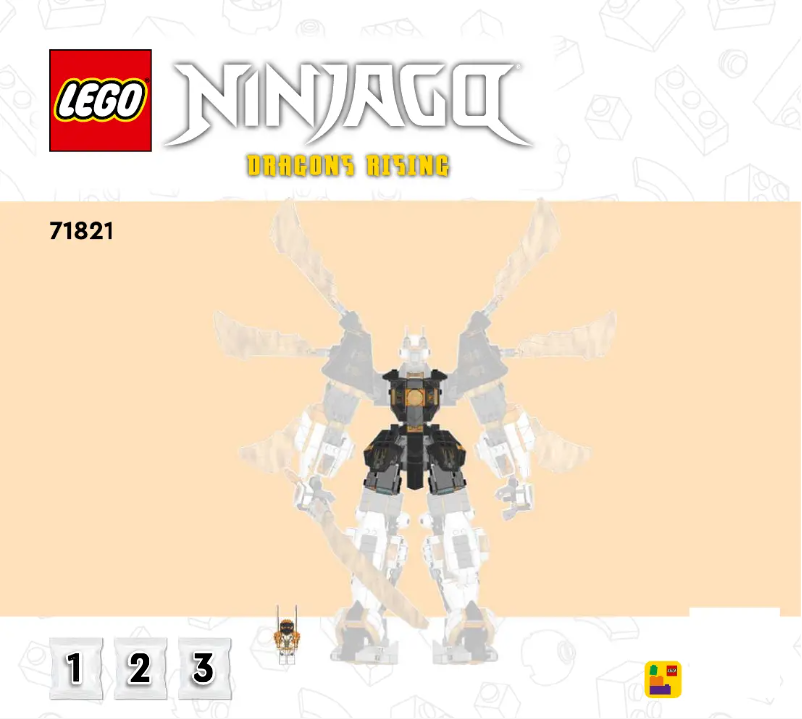 Image de la première page du manuel de l'appareil Ninjago 71821