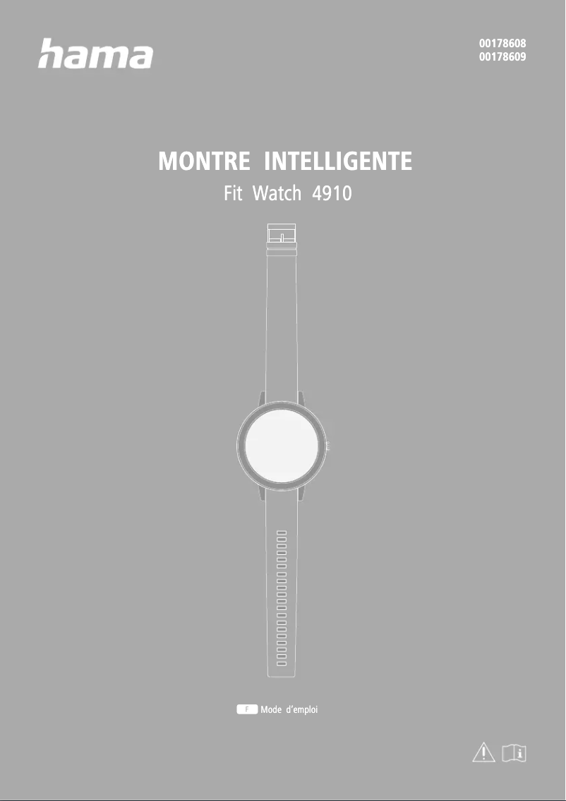 Page n°1 - Manuel utilisateur Hama Fit Watch 4910