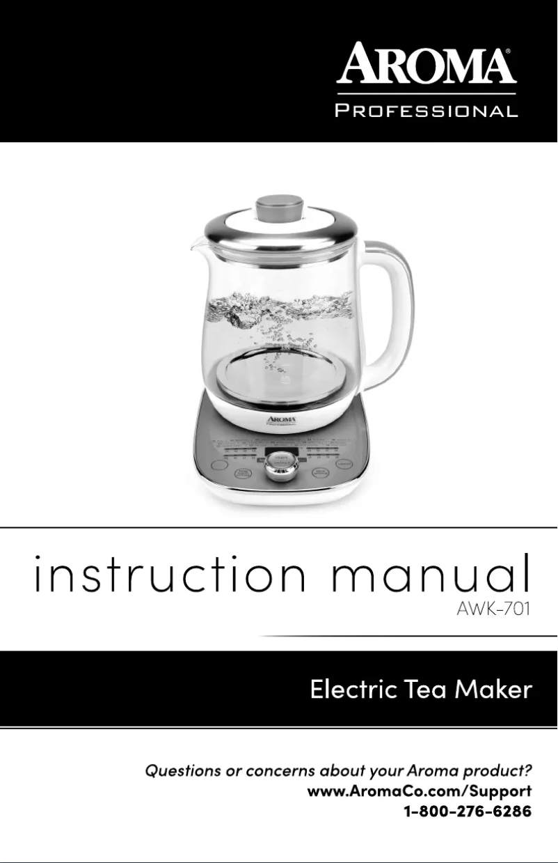 Page 1 de la notice Manuel utilisateur Aroma AWK-701