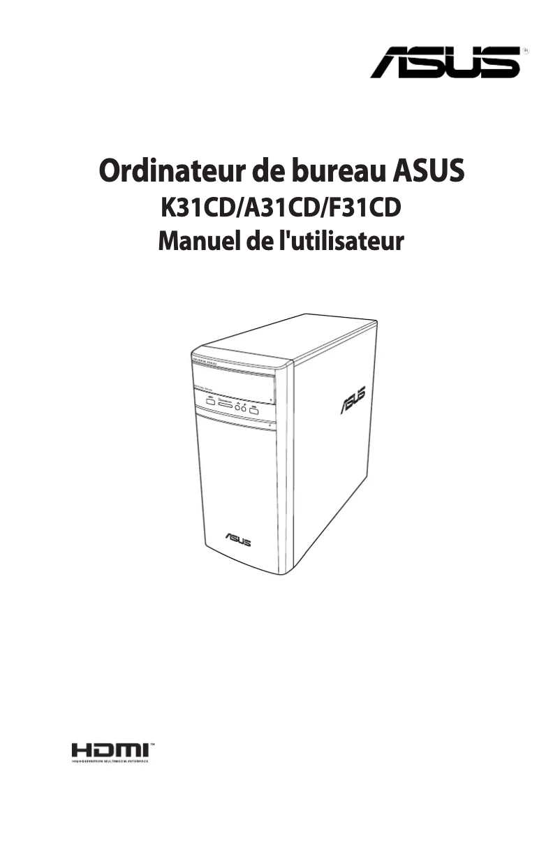 Page n°1 - Manuel utilisateur Asus VivoPC K31CD
