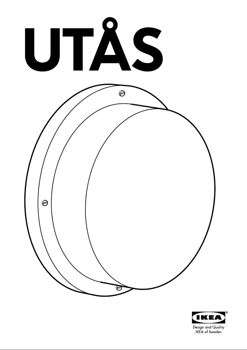 Image de la première page du manuel de l'appareil UTAS (Ceiling)