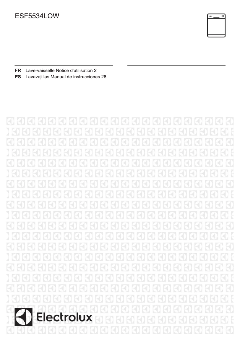 Page n°1 - Manuel utilisateur Electrolux ESF5534LOW