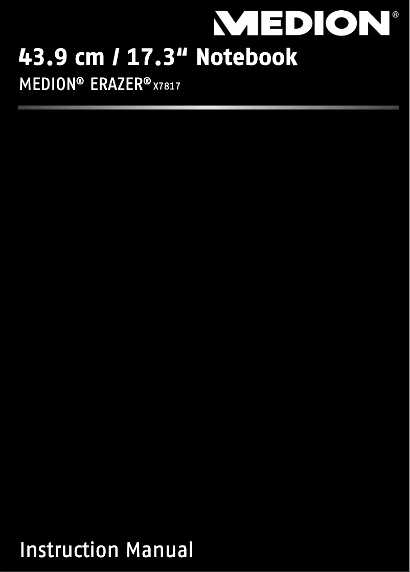 Página 1 del manual Manual de usuario Medion Erazer X7821
