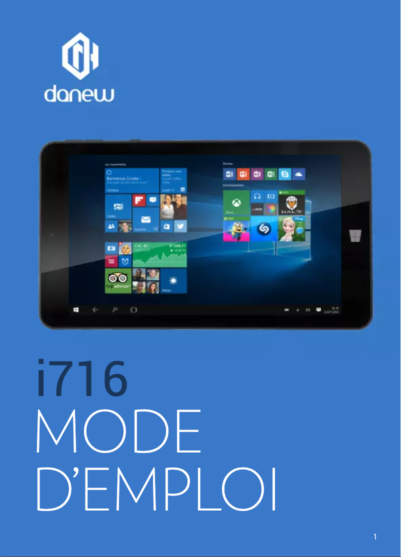 Image de la première page du manuel de l'appareil i716