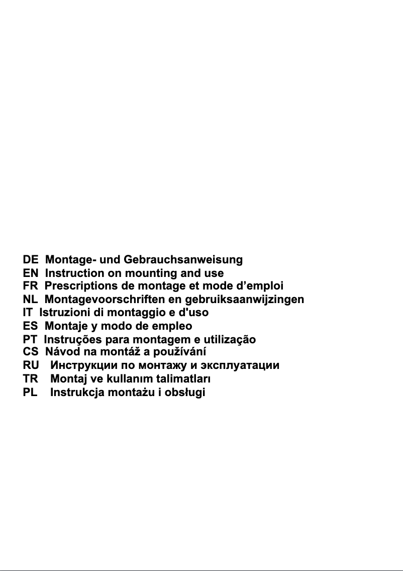 Page n°1 - Manuel utilisateur Elica Oretta PRF0041955B