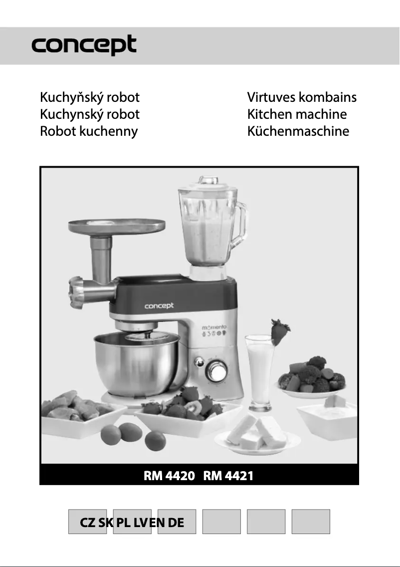 Image de la première page du manuel de l'appareil RM-4421