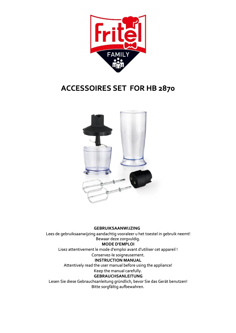 Página 1 del manual Manual de usuario Fritel HB 2870