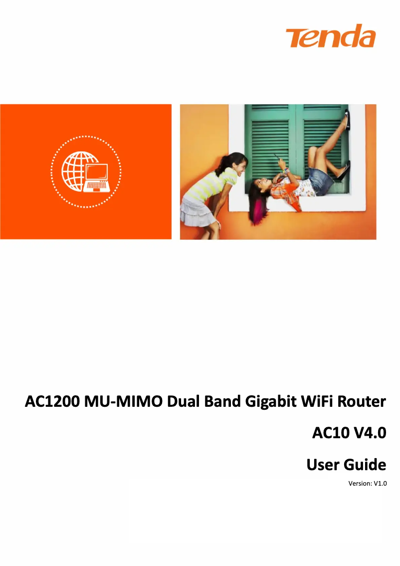 Page n°1 - Manuel utilisateur Tenda AC10