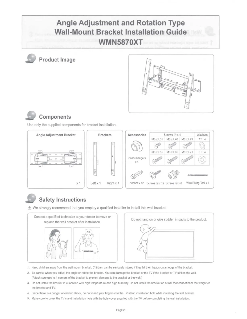 Page n°1 - Manuel utilisateur Samsung WMN5870XT