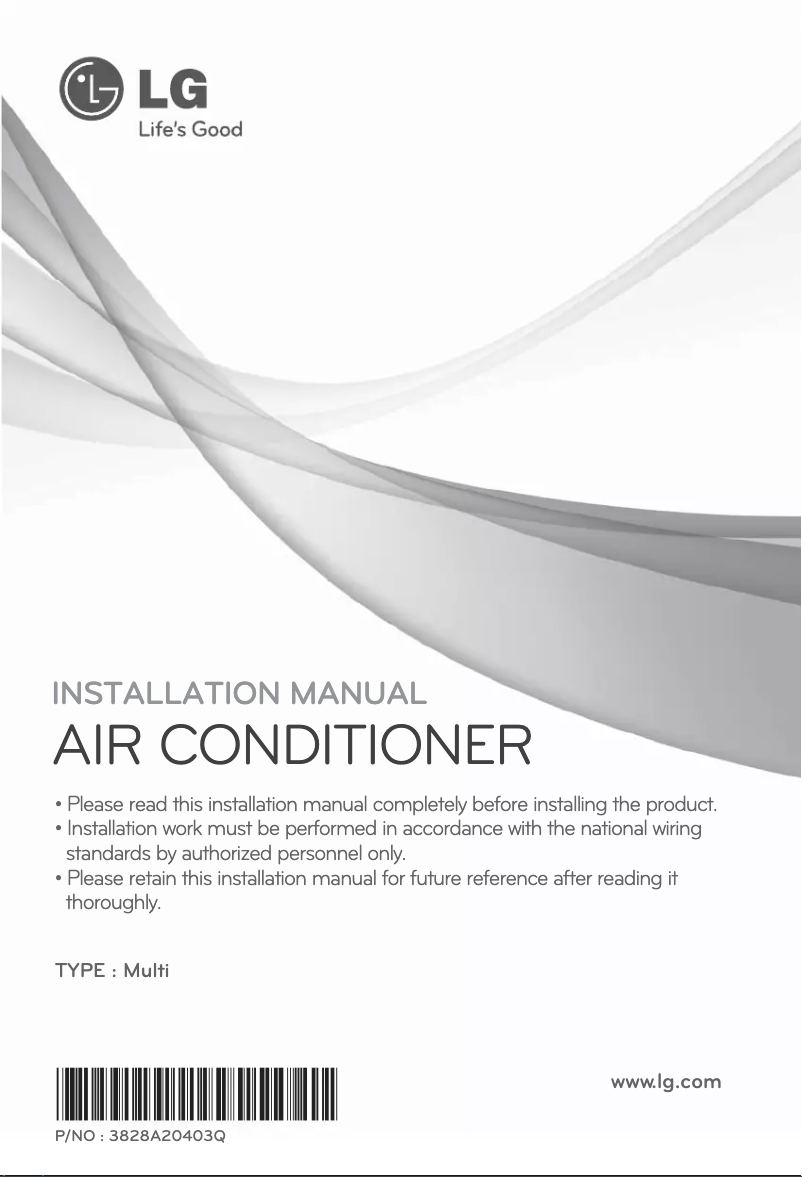 Image de la première page du manuel de l'appareil L5UC728FA0