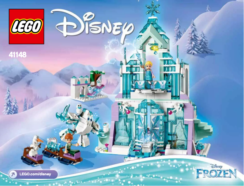 Page 1 de la notice Manuel utilisateur Lego Disney 41148