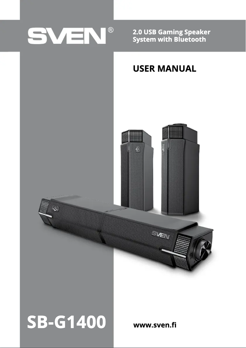 Image de la première page du manuel de l'appareil SB-G1400
