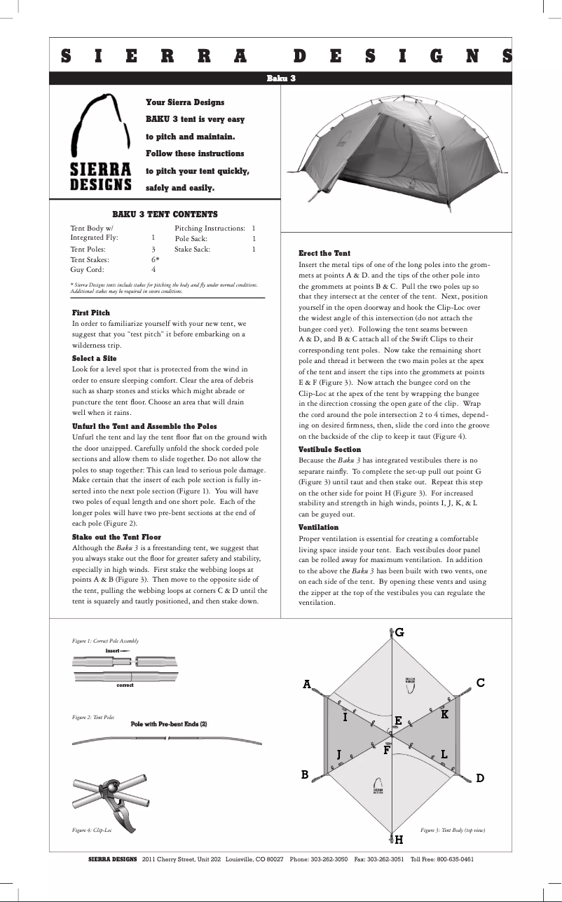 Imagen de la primera página del manual del dispositivo Baku 3