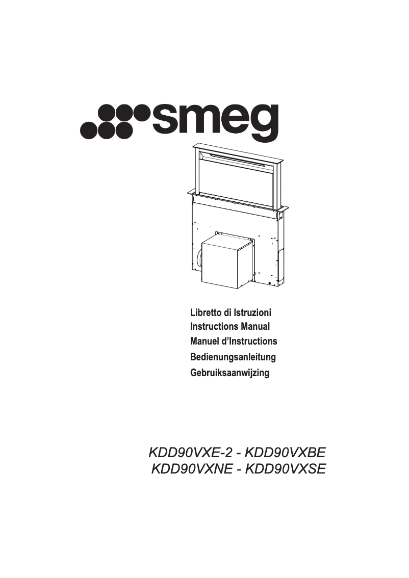 Page 1 de la notice Manuel utilisateur Smeg KDD90VXSE