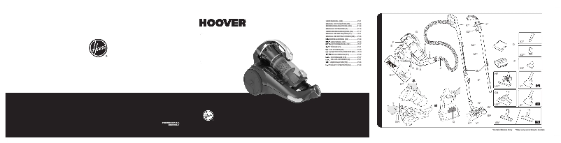 Page n°1 - Manuel utilisateur Hoover PR60ALG 011