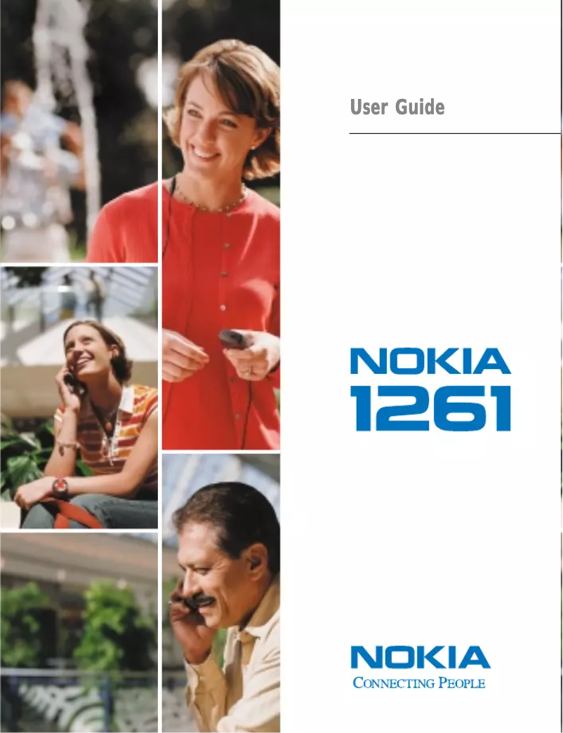 Page 1 de la notice Manuel utilisateur Nokia 1261