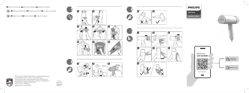 Imagen de la primera página del manual del dispositivo 3000 Series STH3000