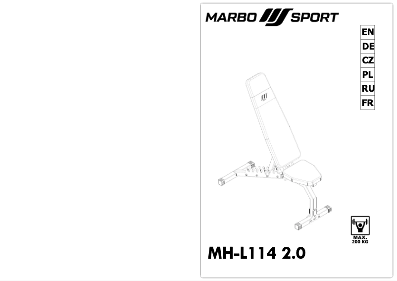 Page n°1 - Manuel utilisateur Marbo sport MS-L114 2.0