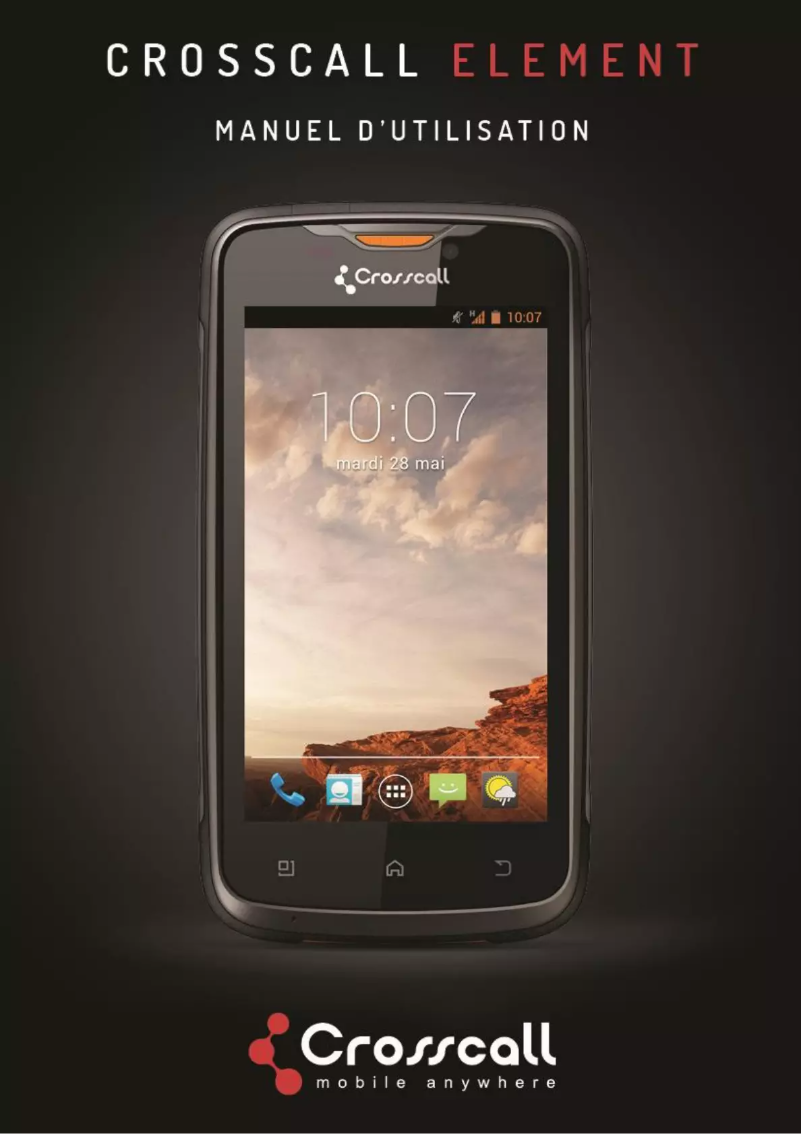 Image de la première page du manuel de l'appareil Element