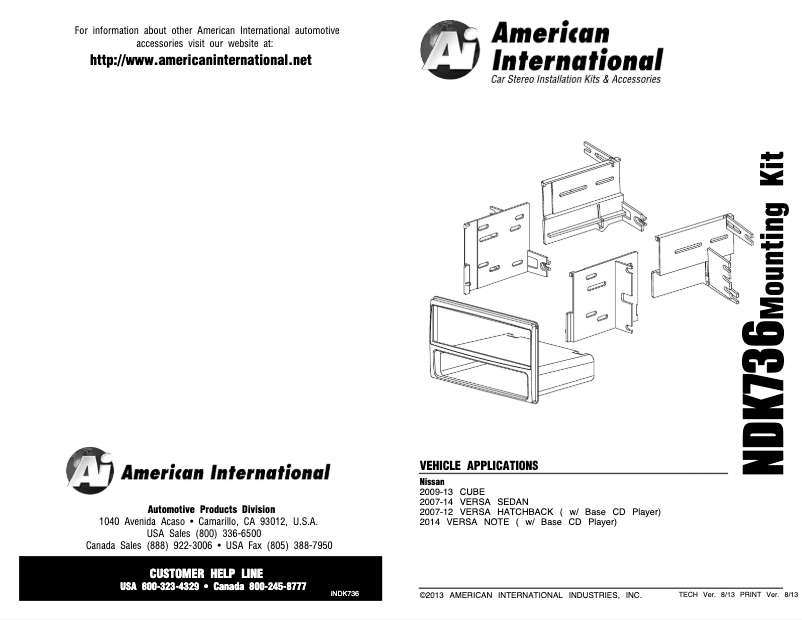 Image de la première page du manuel de l'appareil NDK736