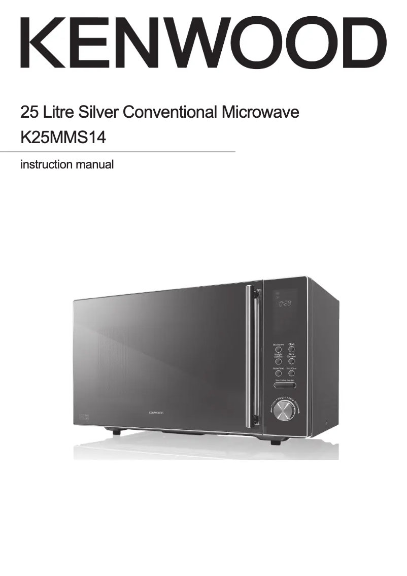 Image de la première page du manuel de l'appareil K25MMS14