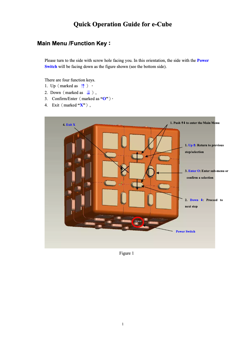 Page n°1 - Manuel utilisateur Holux GPS e-Cube