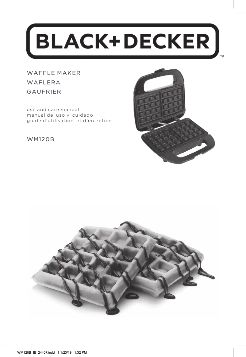 Page n°1 - Manuel utilisateur Black & Decker WM120B