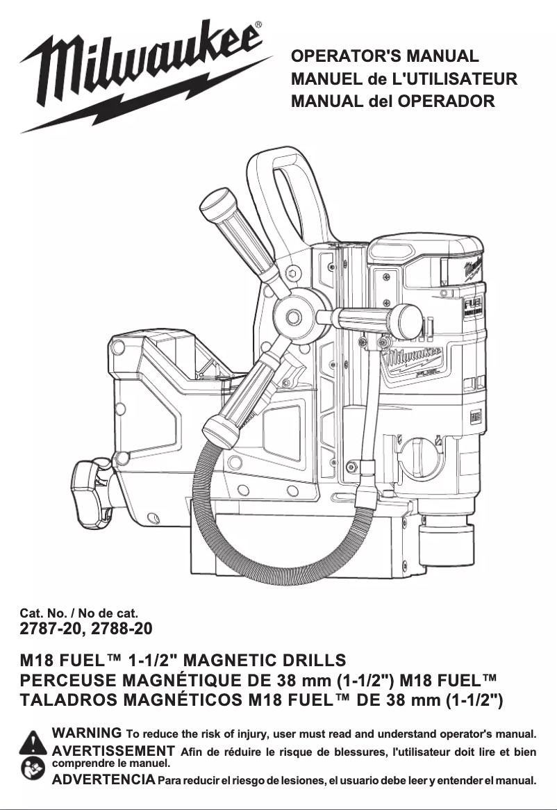 Página 1 del manual Manual de usuario Milwaukee M18 Fuel 2787-22