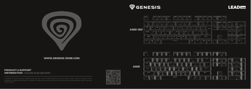 Page 1 de la notice Manuel utilisateur Genesis Lead 300