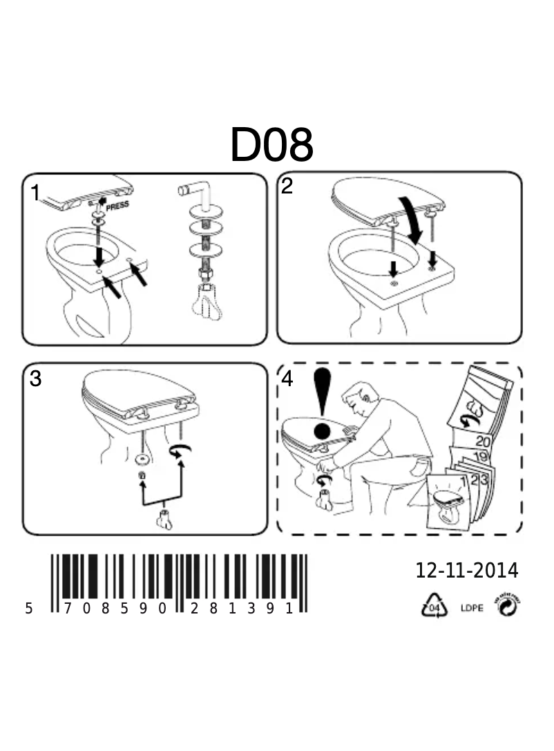 Page n°1 - Manuel utilisateur Pressalit 300